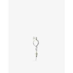  Emanuele Bicocchi Cross sterling-silver pendant earring