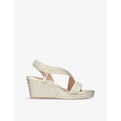 Carvela Gala rope-effect woven heeled sandals | Carvela