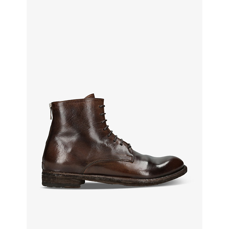  Officine Creative Lexicon chunky-sole leather boots