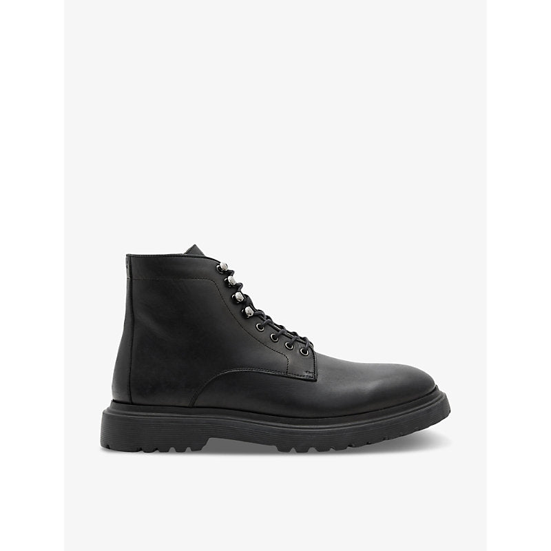 Allsaints Nidd lace-up leather ankle boots