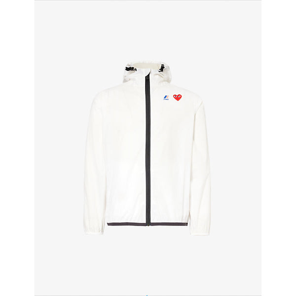 Comme Des Garcons Play Comme des Garçons PLAY x K-Way hooded shell jacket