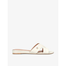 Carvela Seville logo-embellished leather flat sandals