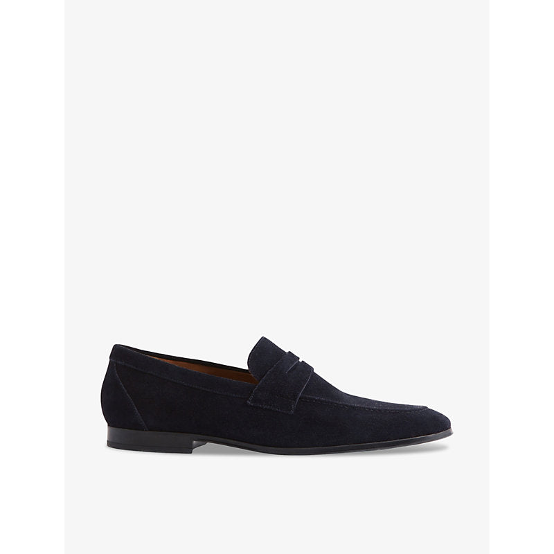 Reiss Bray slip-on suede loafers