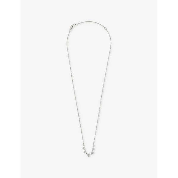 Vrai Linked Tennis 14ct white-gold and 0.85ct brilliant-cut lab-grown diamond necklace