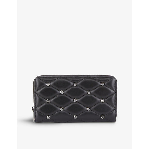  The Kooples Studded quilted leather wallet