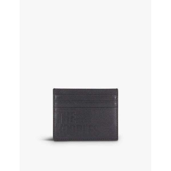 The Kooples Brand logo-embossed leather card holder | LYBSTORE