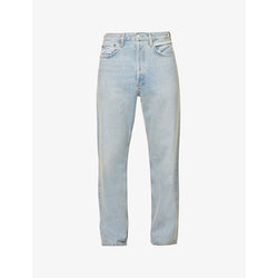  Agolde 90s Snapshot straight-leg mid-rise recycled-denim jeans