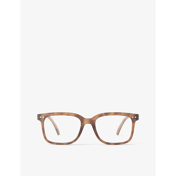  Izipizi #L square-framed frozen blue reading glasses