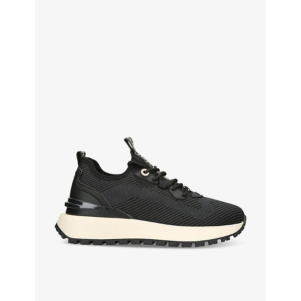 Kg Kurt Geiger Lousia logo pull-tab knitted low-top trainers