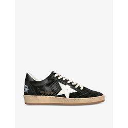  Golden Goose Ballstar 80203 logo-print suede low-top trainers