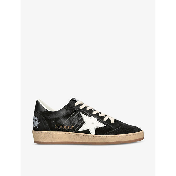  Golden Goose Ballstar 80203 logo-print suede low-top trainers