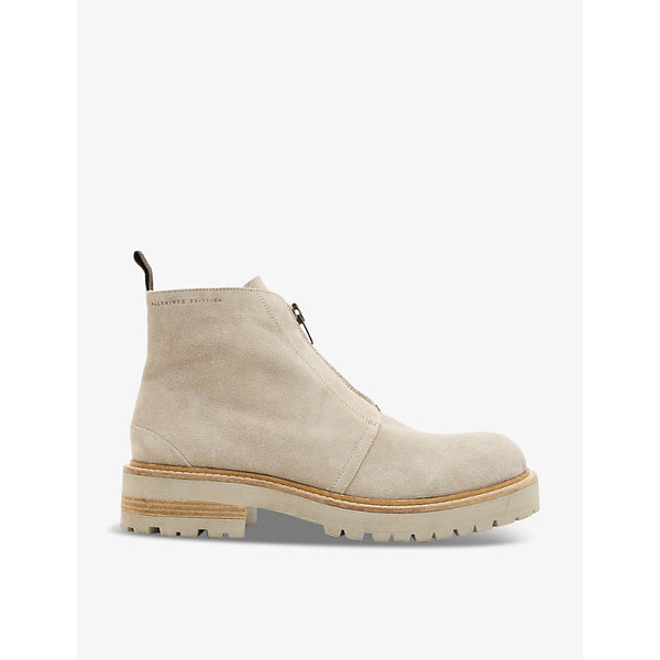 Allsaints Master zip-up suede ankle boots