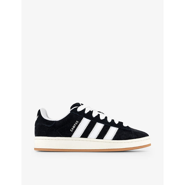 Adidas Campus brand-stripe suede low-top trainers