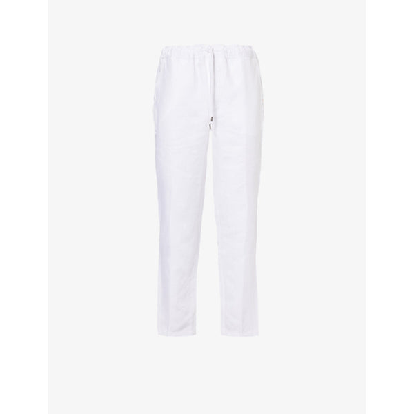 Derek Rose Sydney regular-fit straight-leg linen trousers