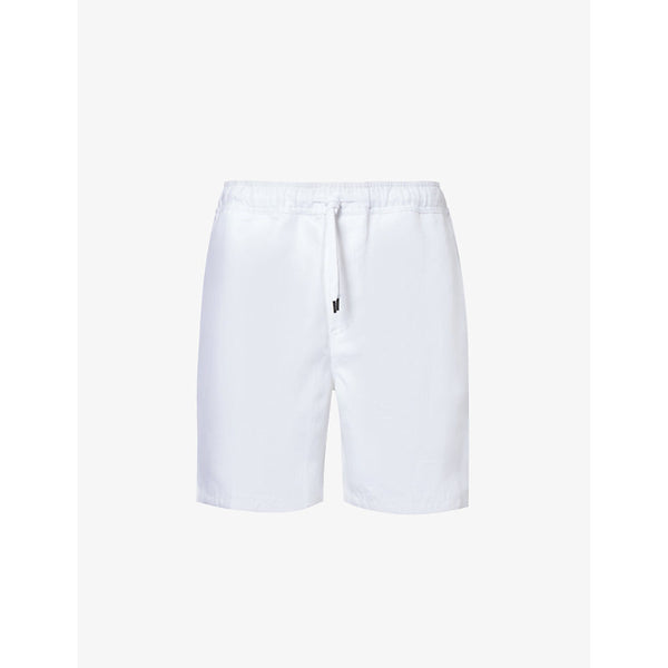 Derek Rose Sydney drawstring-waistband linen shorts