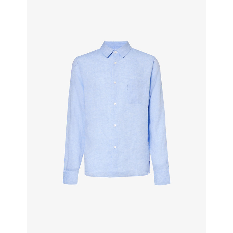  Derek Rose Monaco regular-fit linen shirt