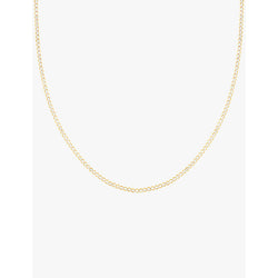  Astrid & Miyu Gleam 18ct gold-plated and cubic zirconia tennis necklace