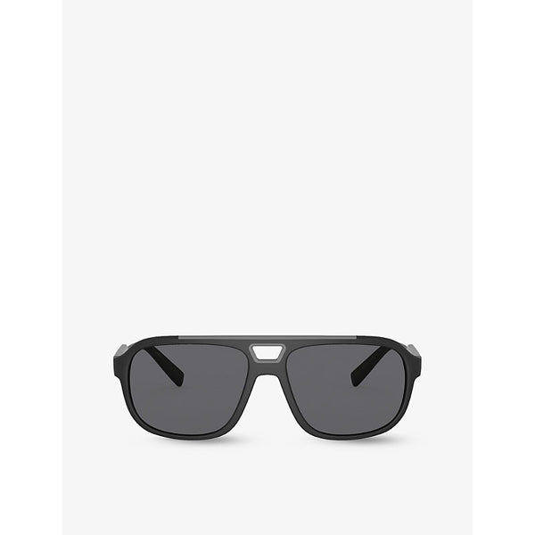 Dolce & Gabbana DG6179 pilot-frame nylon sunglasses | LYBSTORE