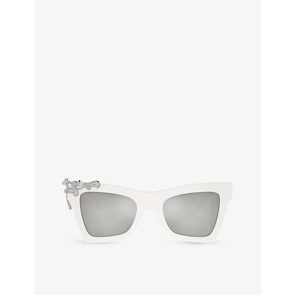 Dolce & Gabbana DG4434 cat-eye frame acetate sunglasses