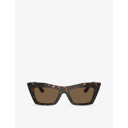 Dolce & Gabbana DG4435 cat-eye frame acetate sunglasses | LYBSTORE