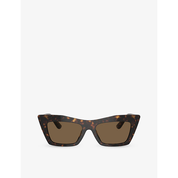 Dolce & Gabbana DG4435 cat-eye frame acetate sunglasses | LYBSTORE