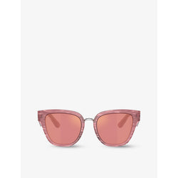  Dolce & Gabbana DG4437 butterfly-shape acetate sunglasses