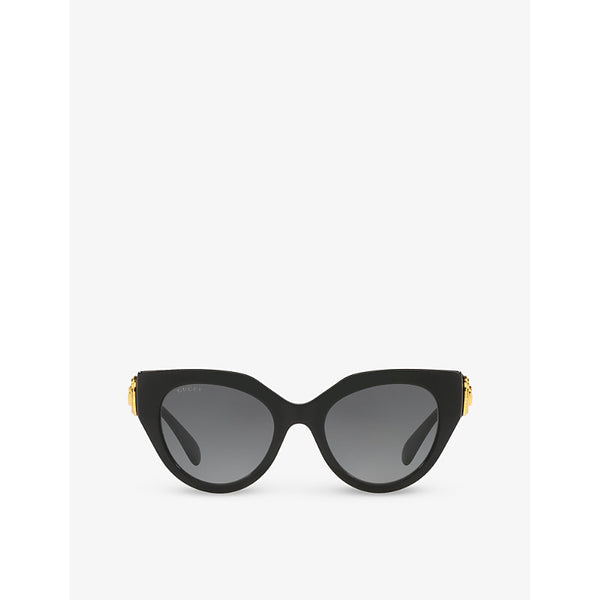 Gucci GC002117 GG1408S cat-eye-frame acetate sunglasses | LYBSTORE