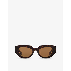  Gucci GG1421S rectangle-frame acetate sunglasses