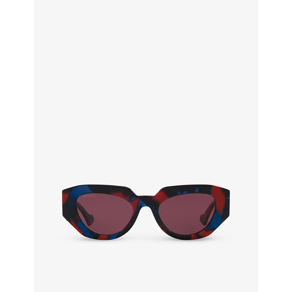 Gucci GC002107 rectangle-frame acetate sunglasses