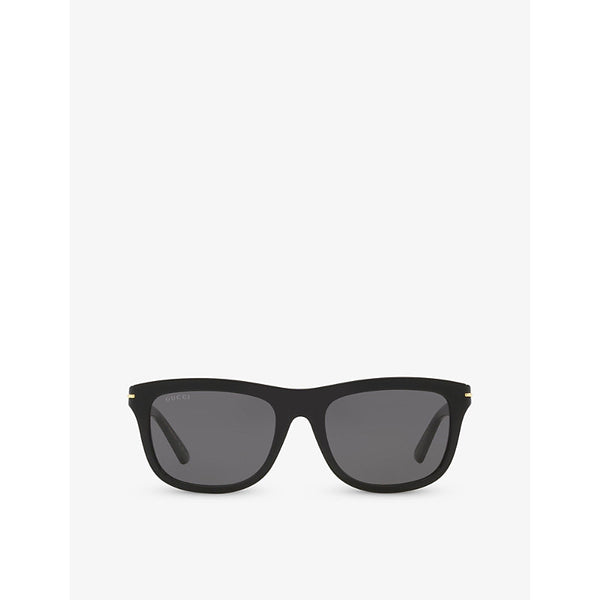 Gucci GC002140 GG1444S square-frame acetate sunglasses | LYBSTORE