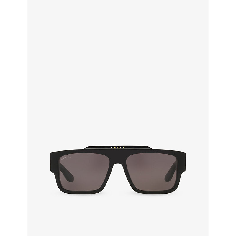  Gucci GC002152 GG1460S square-frame acetate sunglasses