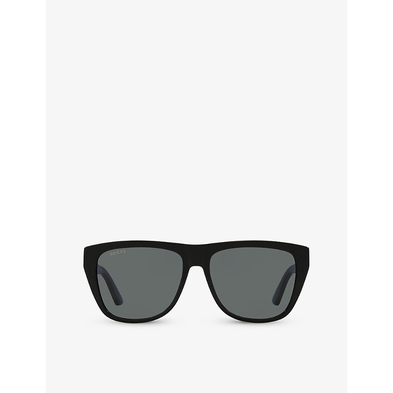  Gucci GG0926S rectangular-frame acetate sunglasses