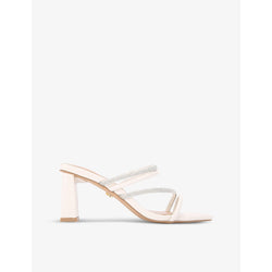 Kg Kurt Geiger Sasha embellished faux-leather sandals