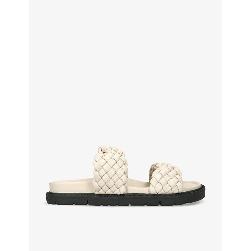 Kg Kurt Geiger Rathy braided-straps faux-leather sandals