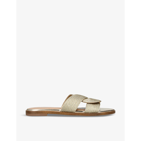 Kg Kurt Geiger Rose twist-strap faux-leather sandals