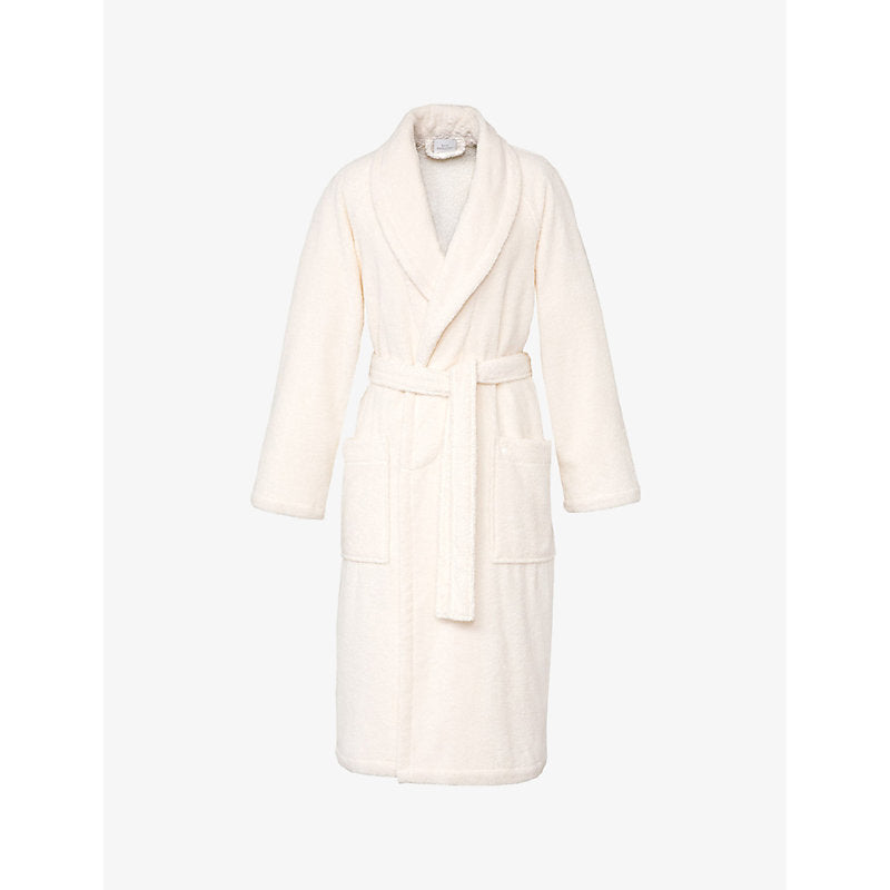  Yves Delorme Etoile shawl-lapel cotton-blend robe