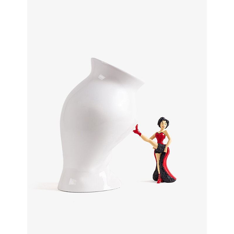 Seletti Circus character resin vase 28cm