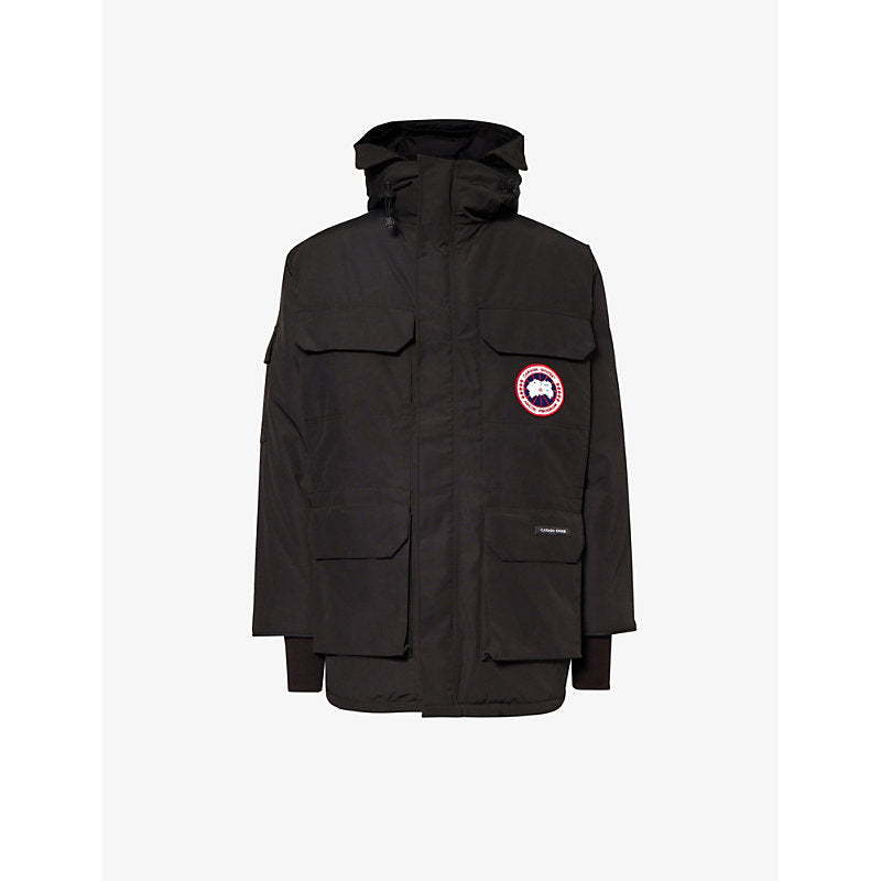 Mens Canada Goose Expedition high-neck shell-down parka jacket