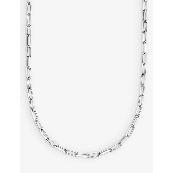  Astley Clarke Celestial Square Link sterling silver chain necklace