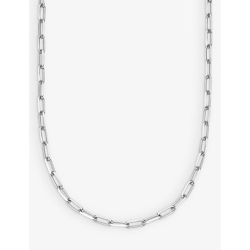  Astley Clarke Celestial Square Link sterling silver chain necklace