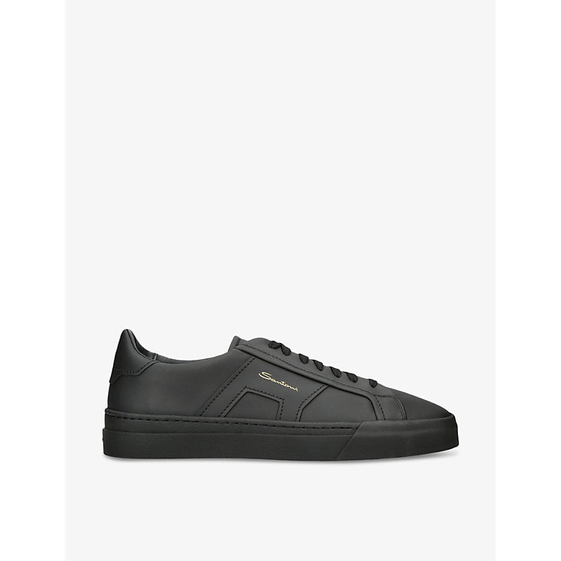 Santoni Gloria DBS leather low-top trainers