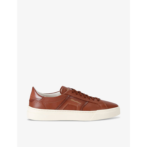 Santoni DBS leather low-top trainers