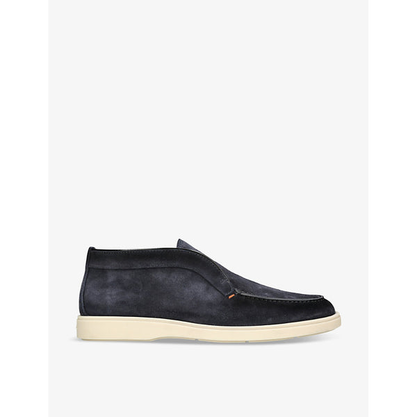 Santoni Detroit slip-on suede desert boots