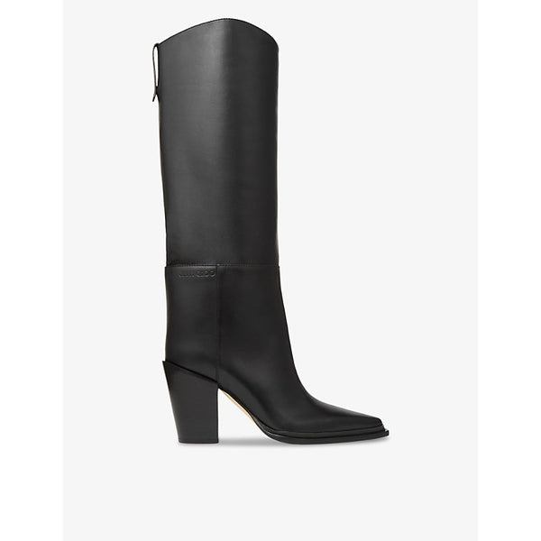 Jimmy Choo Cece leather heeled knee-high boots