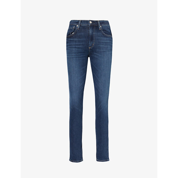  Citizens Of Humanity Sloane tapered high-rise recycled-stretch and recycled-denim jeans