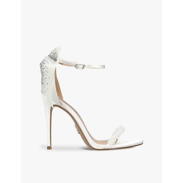  Steve Madden Bellarosa bow-embellished heeled satin sandals