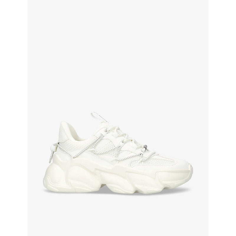  Steve Madden Stormz chunky-sole woven low-top trainers