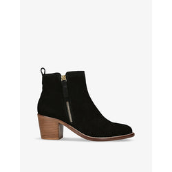 Carvela Secil block-heel suede-leather ankle boots