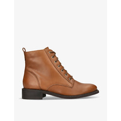 Carvela Spike lace-up leather ankle boots