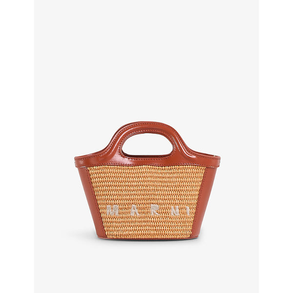 Marni Tropicalia woven cross-body bag | LYBSTORE